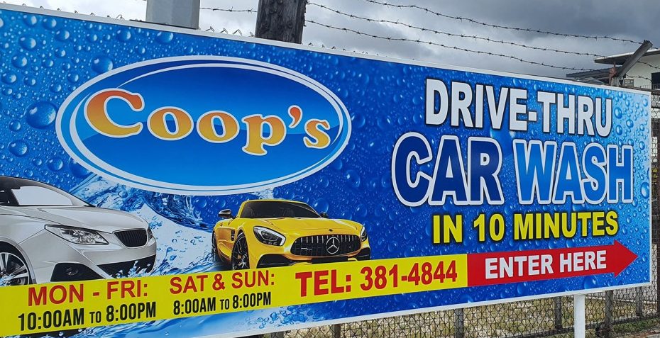 coop's Drive-Thru Car Wash in trinidad